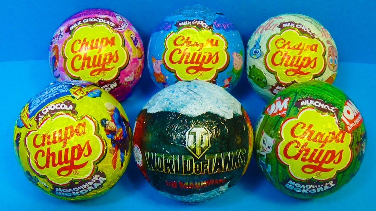 Chupa Chups surprise eggs! Winx ANGRY BIRDS Stella The WORLD of TANKS for Kids mymillionTV