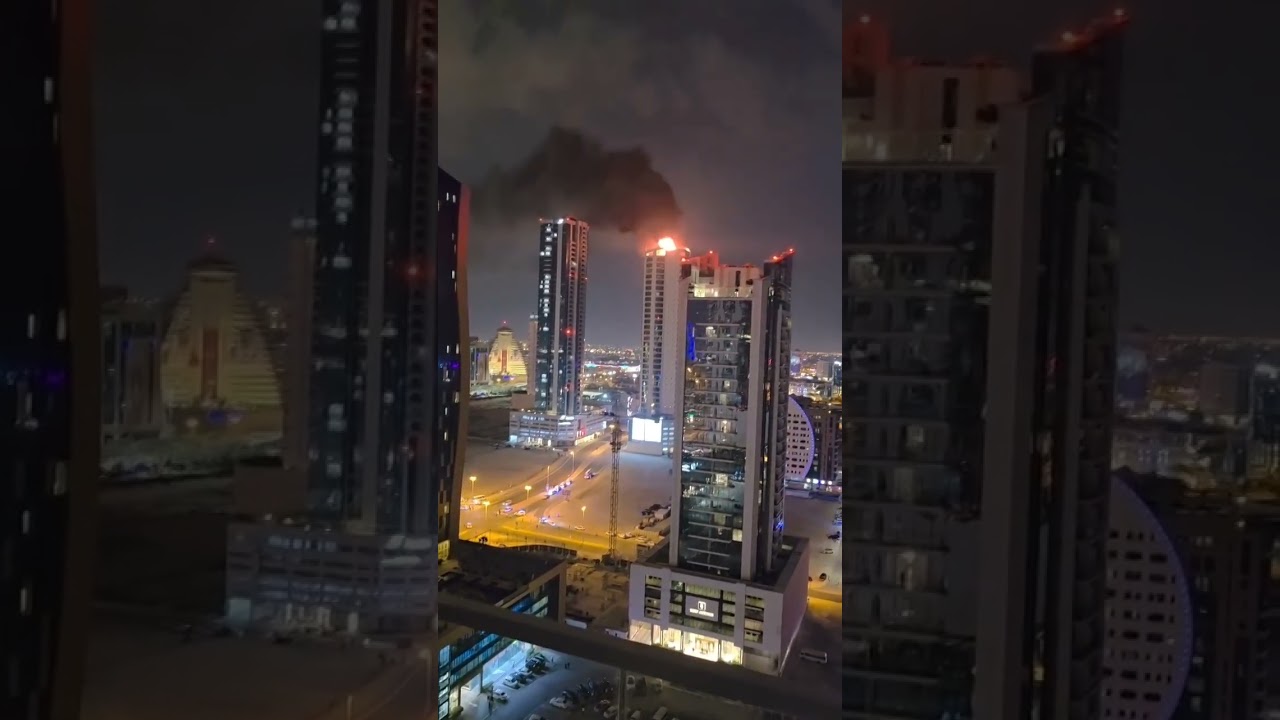 Bahrain Emergency Alert & Interceptions &ndash; Real Footage