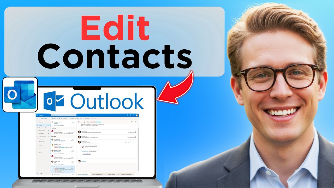 Как редактировать и обновлять контакты в адресной книге Outlook (обновлено в 2026 году)