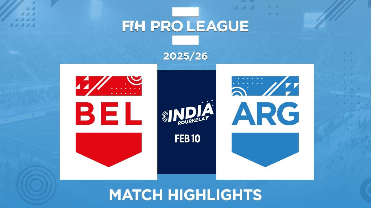 FIH Men's Pro League 2025-26: Belgium vs Argentina HIGHLIGHTS