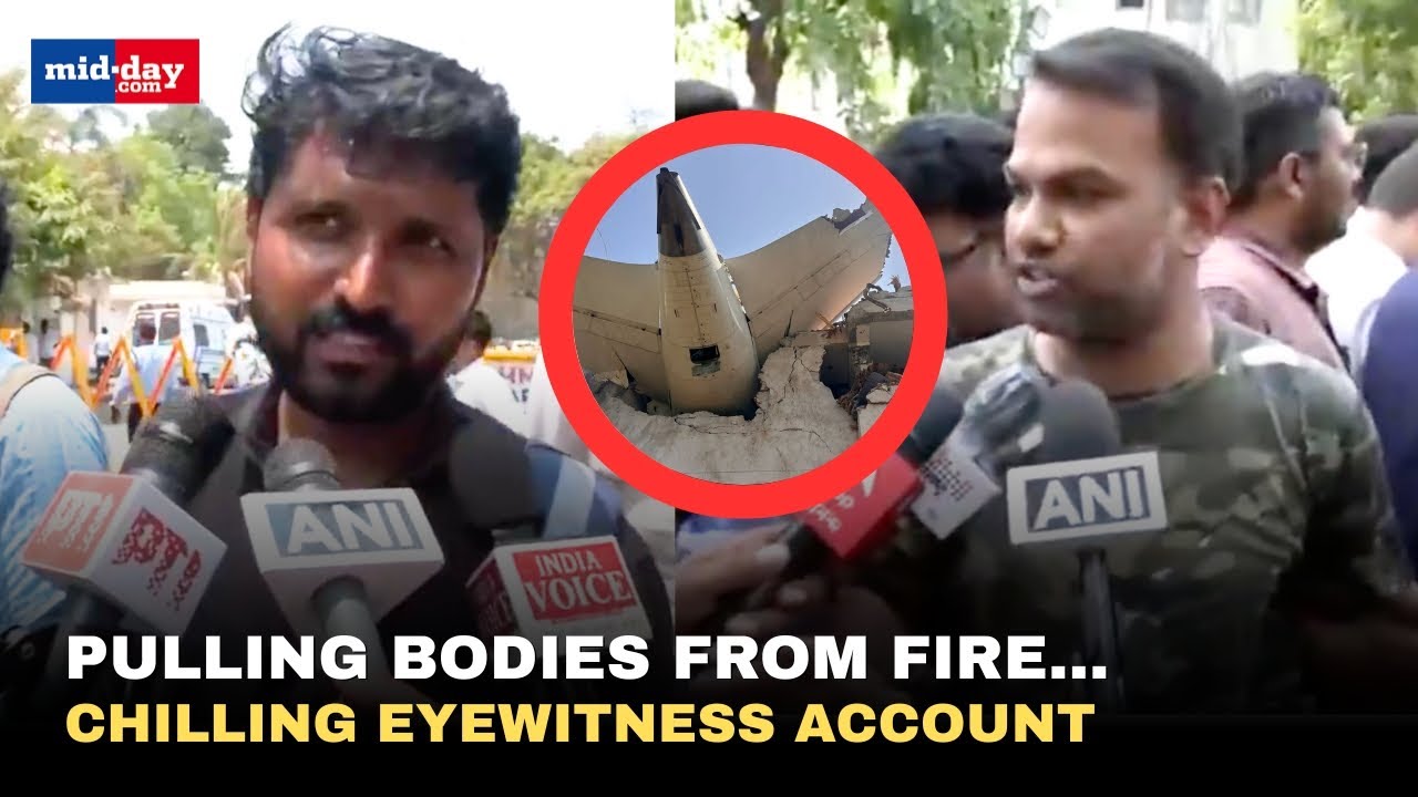 Ahmedabad Plane Crash: Hostel Students Leave With Luggage; Share Gut-Wrenching Accounts | WATCH