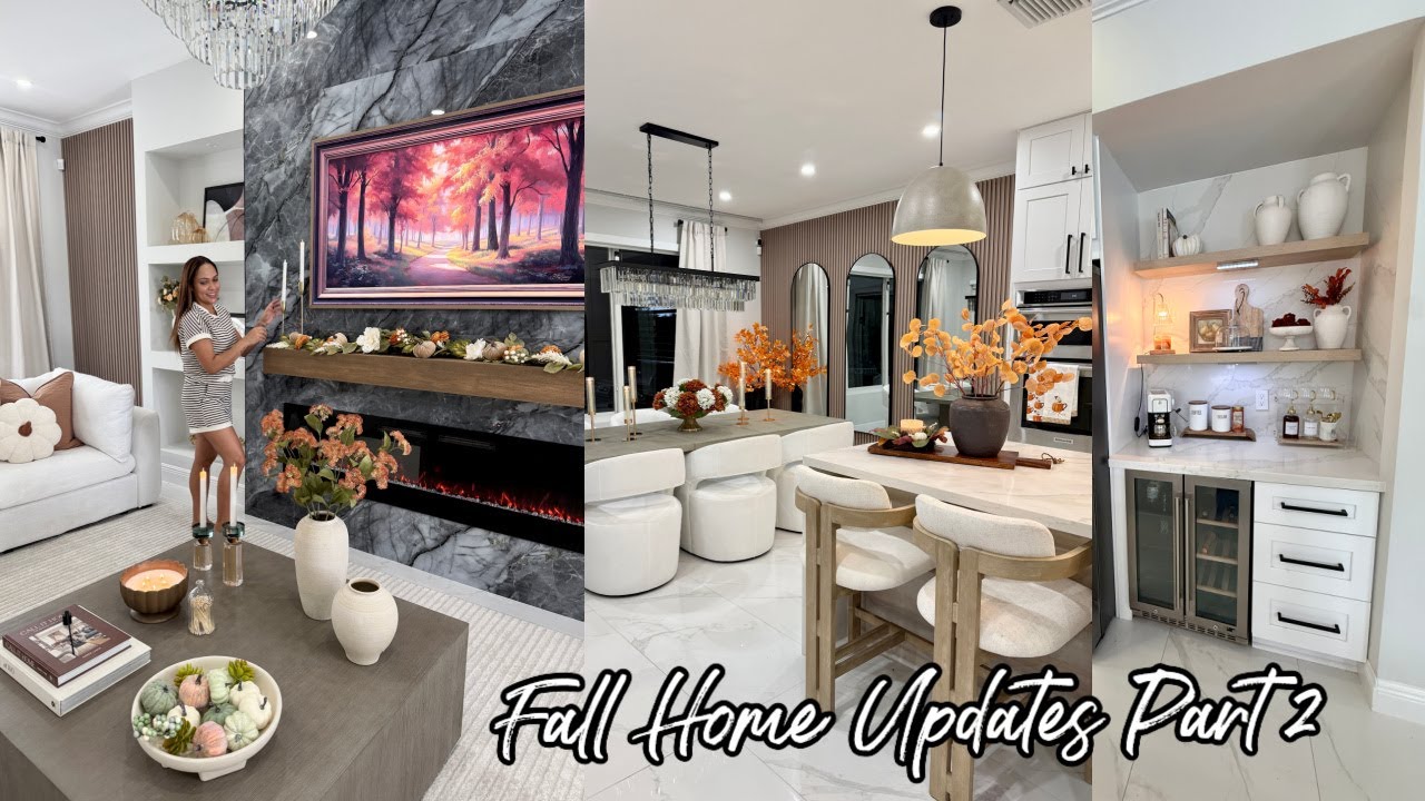 FALL HOME REFRESH PART 2 | MORE COZY MODERN DECOR & SEASONAL STYLING