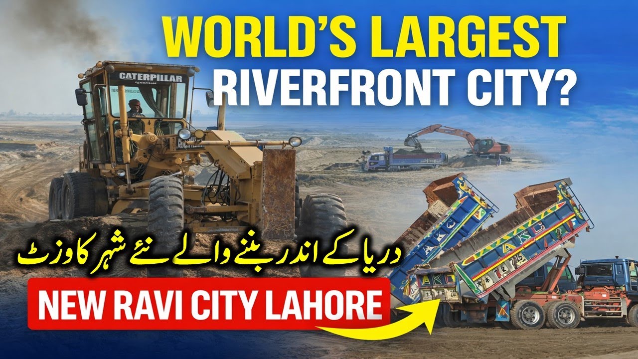 World&rsquo;s Largest Riverfront City? Inside Lahore&rsquo;s Ravi Riverfront Mega Project | RUDA Update