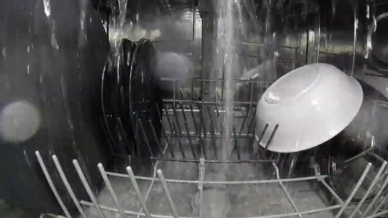 Inside the Dishwasher at Night | Warm Mechanical ASMR
