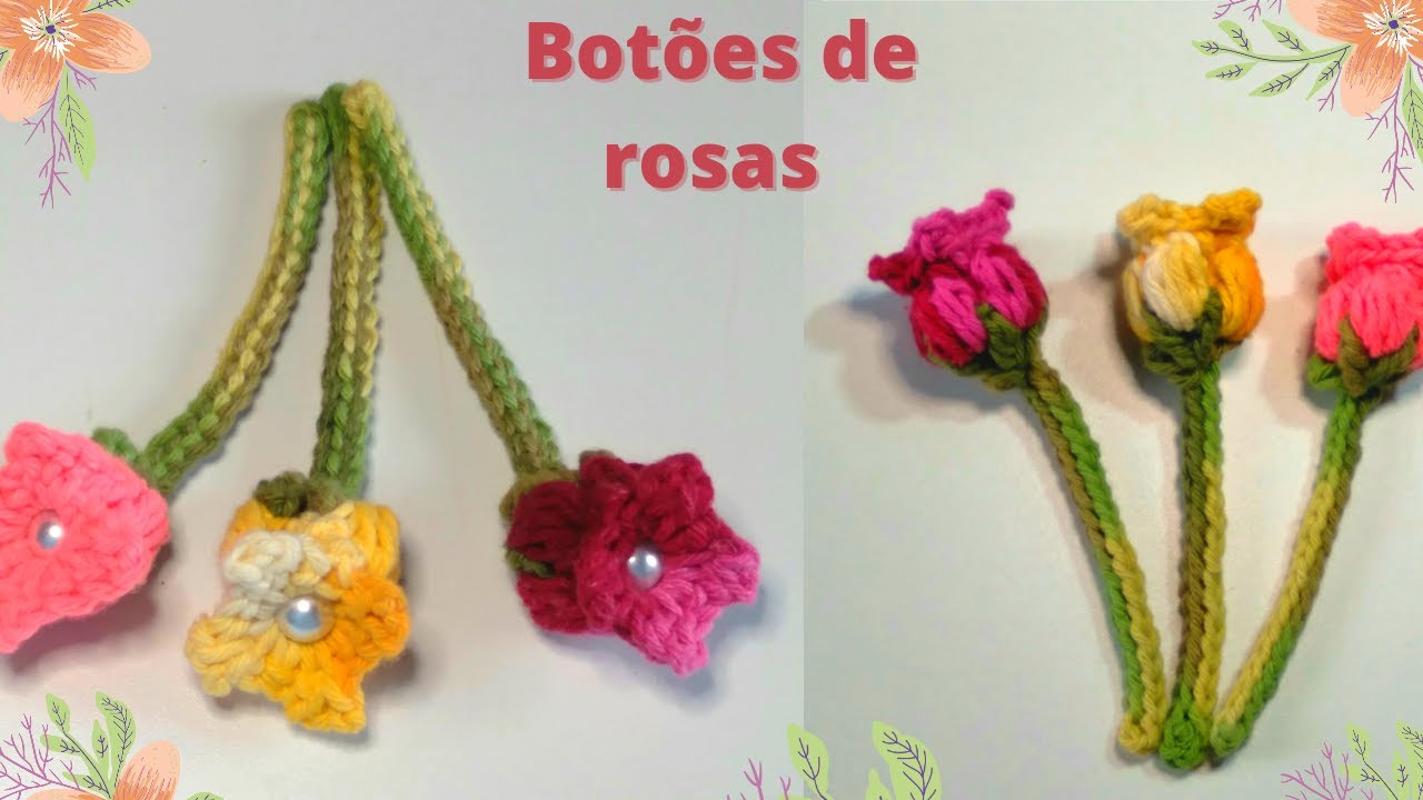 Botão de rosa para aplicação Ci artesanatos