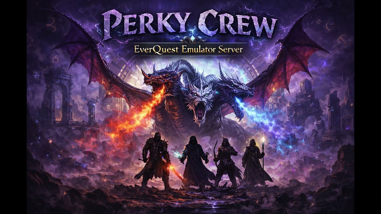 EVERQUEST EMU PERKY CREW - VP RB3 Veeshan's Peak Boss Run