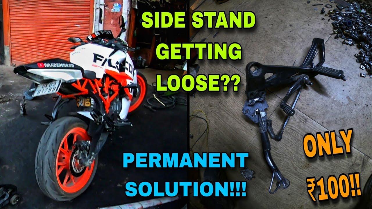 All Ktm Bikes Side Stand Problem | Permanent Solution | Easy and Cheap Solution #ktmrc200