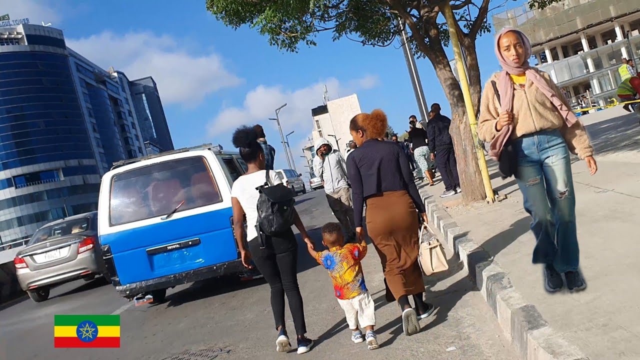 Haya Hulet , 🇪🇹 Addis Ababa walking Tour 2025 , Ethiopia