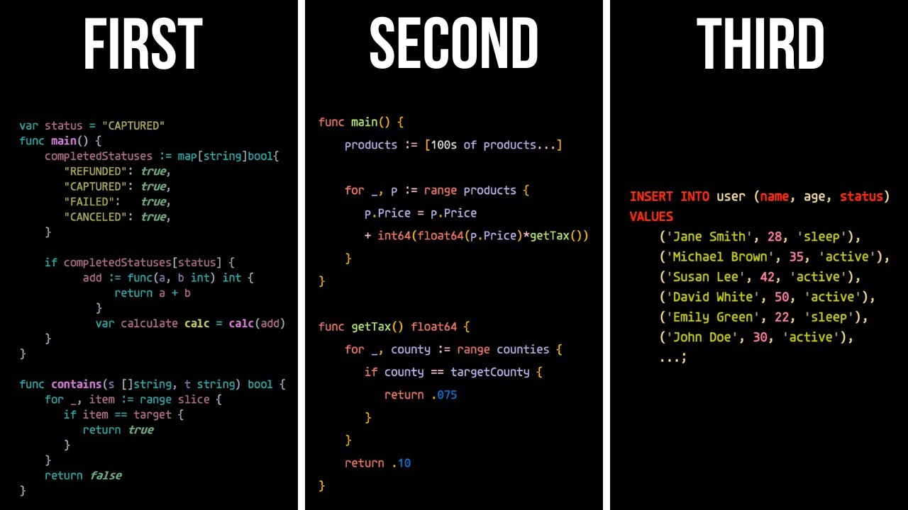 The 3 Laws of Writing Performant Code
