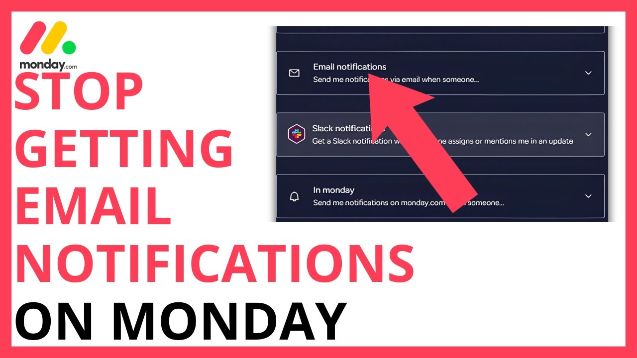 How to Stop Getting Email Notifications From Monday.com [QUICK GUIDE]