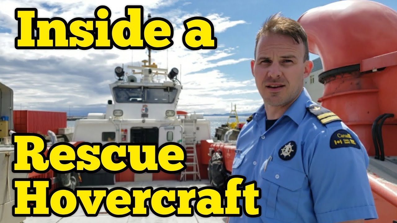 Rare! Go inside a Coast Guard rescue hovercraft!
