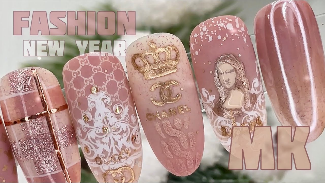 НОВОГОДНИЙ ДИЗАЙН НОГТЕЙ 🔥Новогодний маникюр. Стемпинг