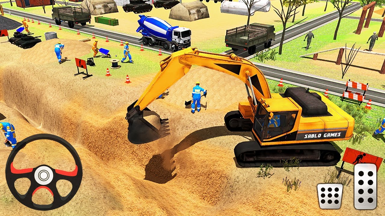 City Road Builder Construction 3D - Highway JCB Excavator Simulator - Android GamePlay