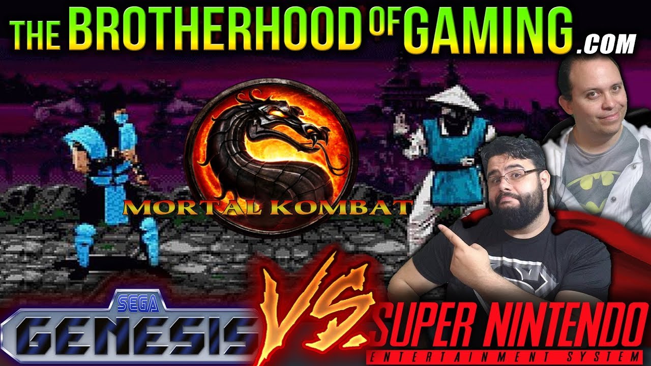 Mortal Kombat - Sega Genesis vs Super Nintendo / The Brotherhood of Gaming