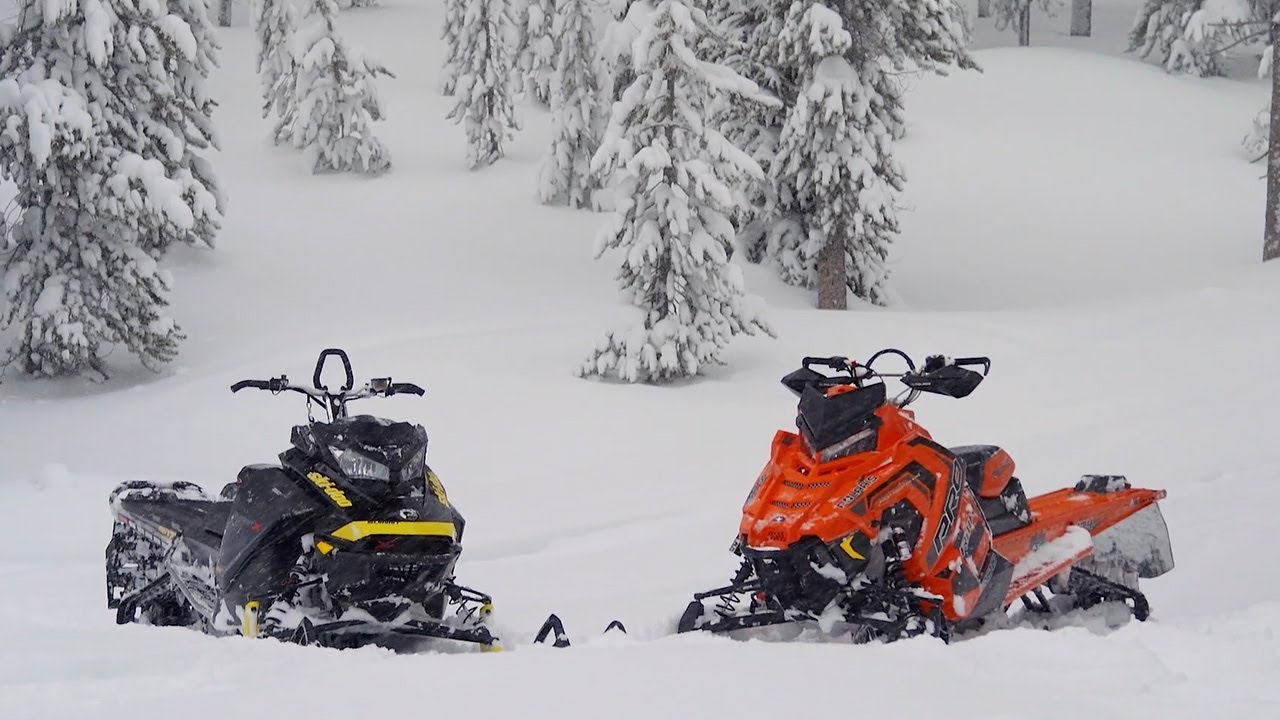 Соревнование по горным саней 2018: Ski-Doo против Polaris