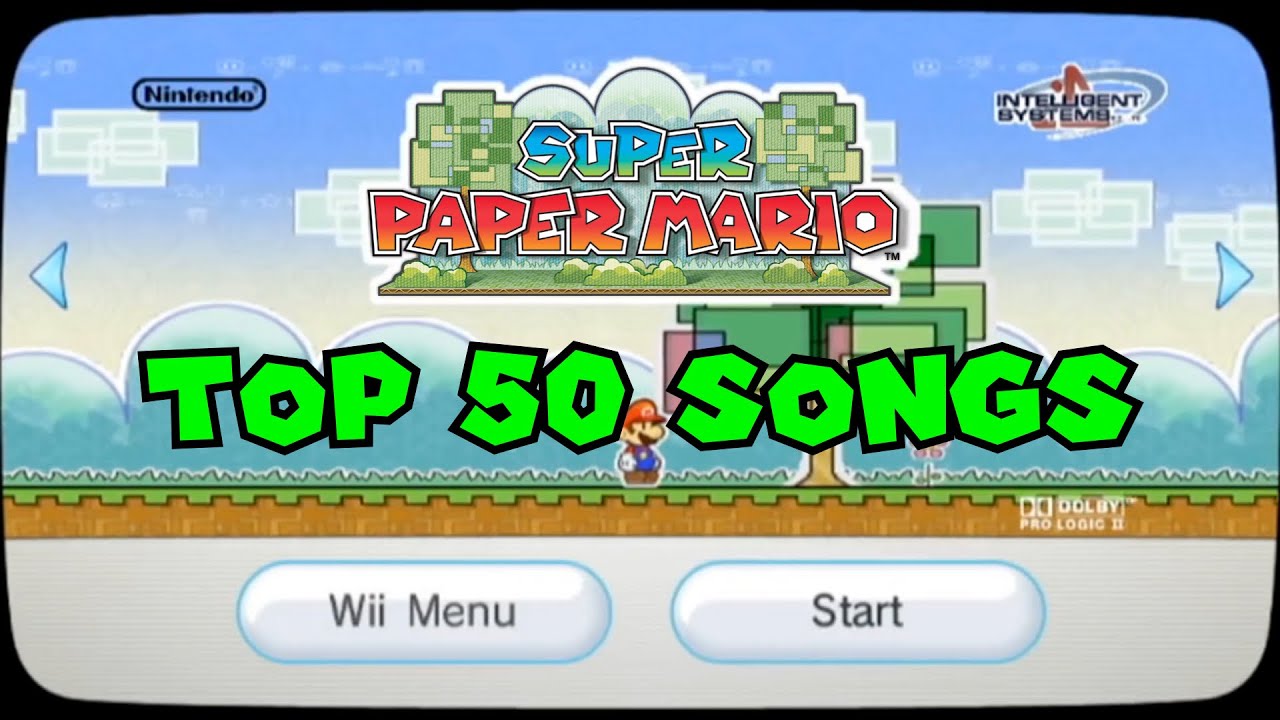 TOP 50 SONGS in Super Paper Mario