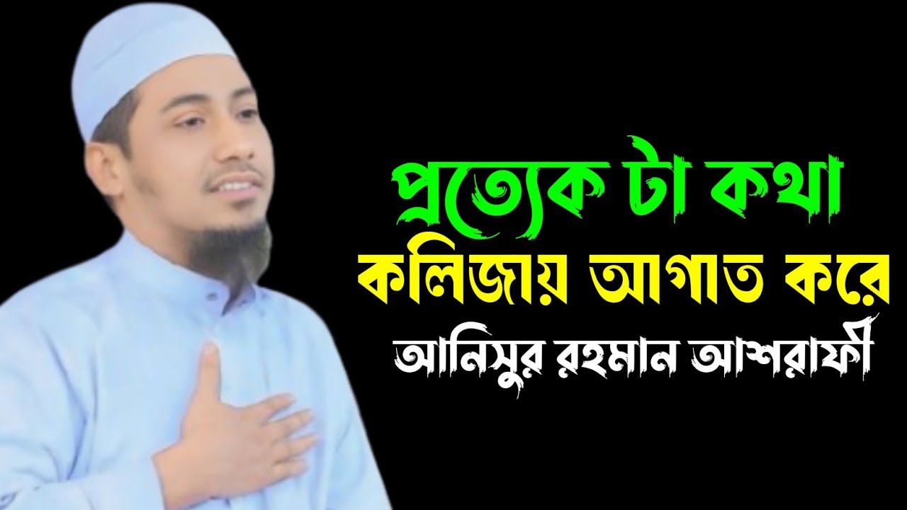 প্রত্যেক টা কথা কলিজায় আগাত করে,আনিসুর রহমান আশরাফী, Anisur Rahman ashrafi 