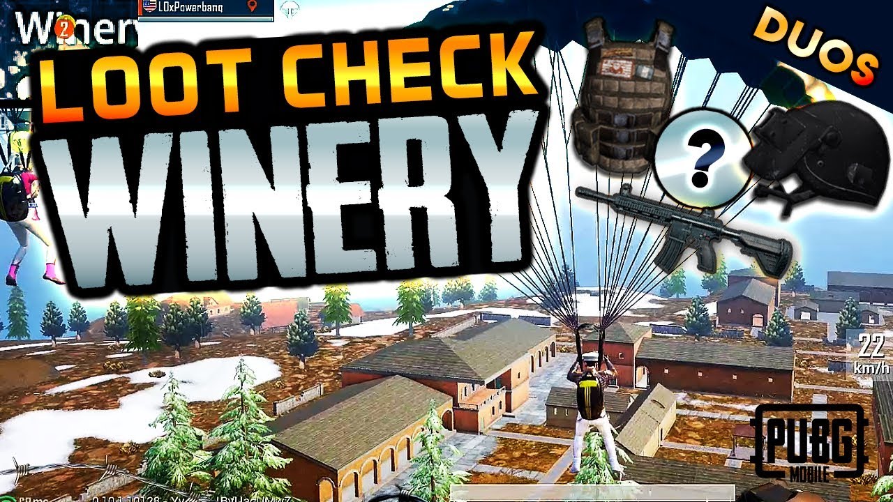 LOOT CHECK: WINERY - VIKENDI - POWERBANG & ROLEX PUBG Mobile