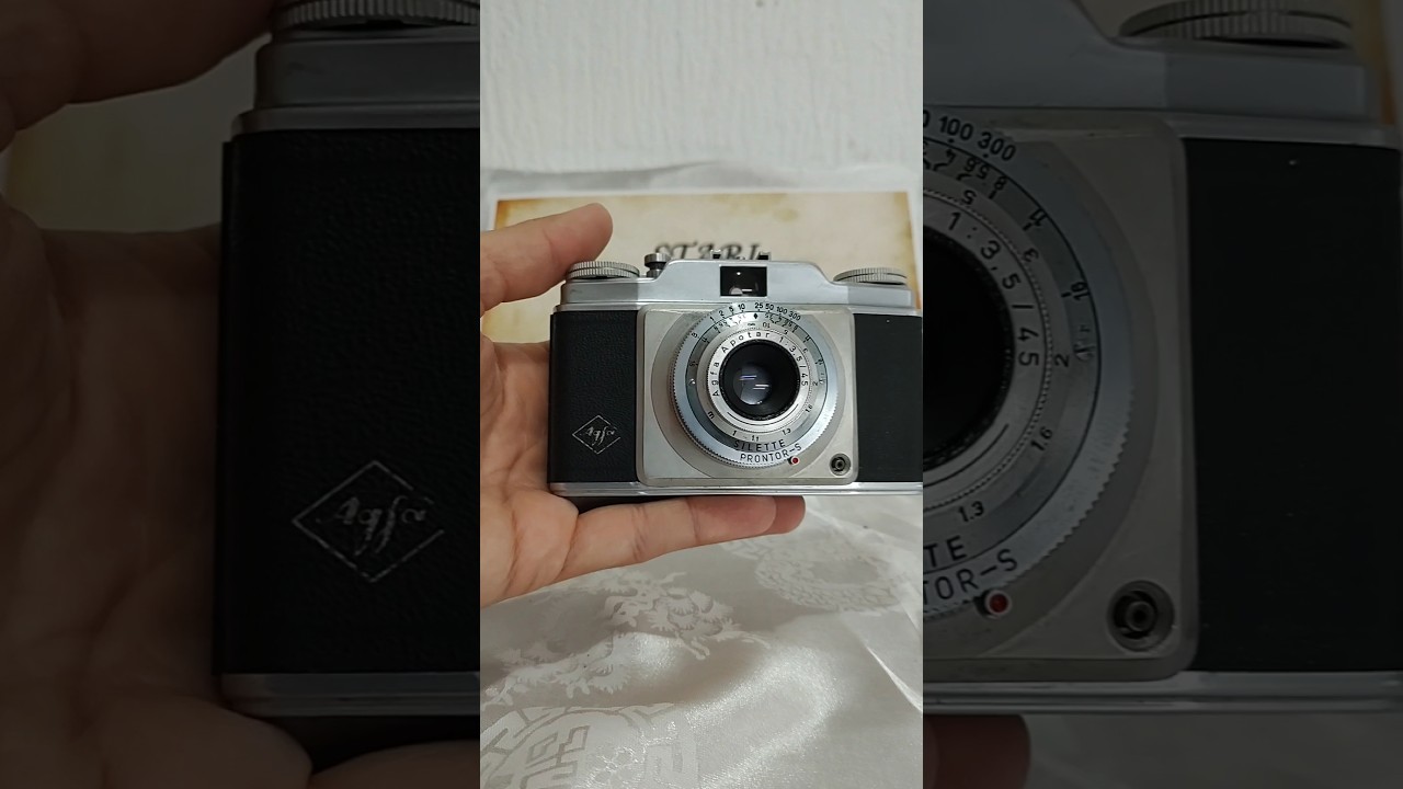 Agfa Silette Prontor still works analog camera review #photography #agfa #vintage