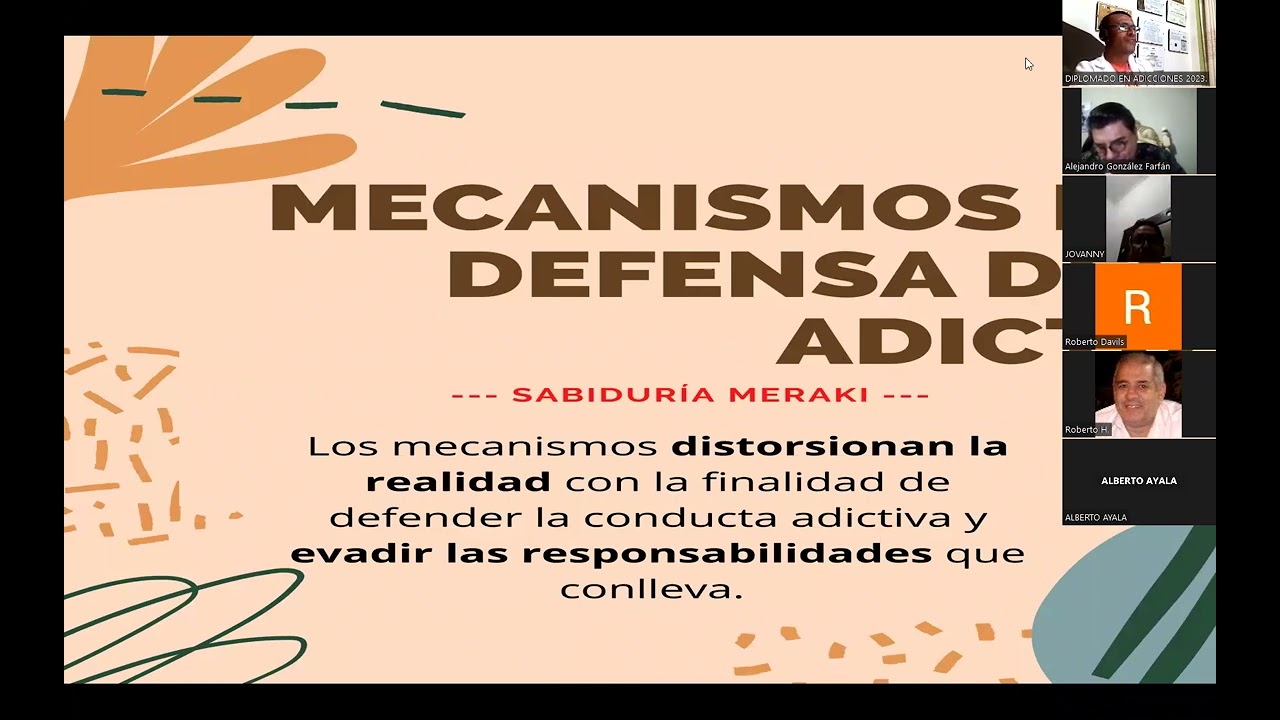 24 MECANISMOS DE DEFENSA EN LAS ADICCIONES.