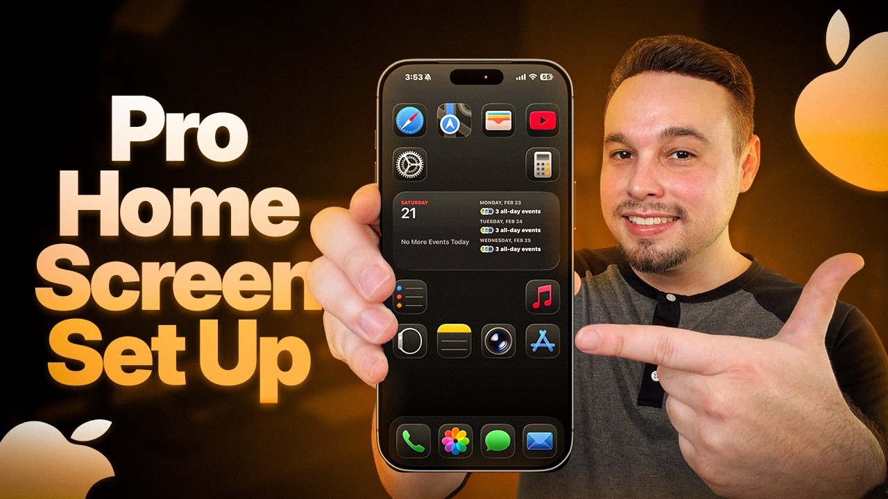 Dark AESTHETIC iPhone setup | custom widgets, icons & clean layout tutorial