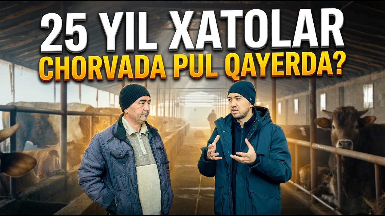 25 yillik tajriba, chorvada pul qayerda?