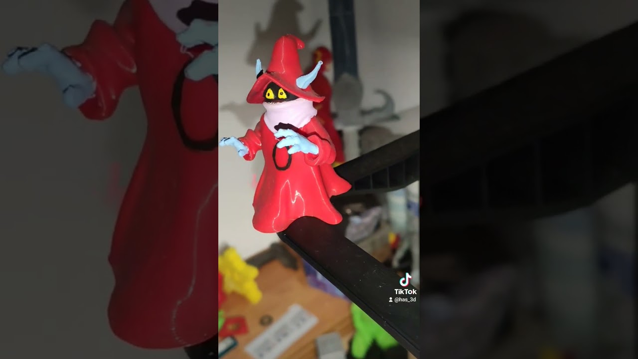 Orco 😍 impreso en 3d pintado a mano #orco #heman #masteroftheuniverse #motul #impresion3d