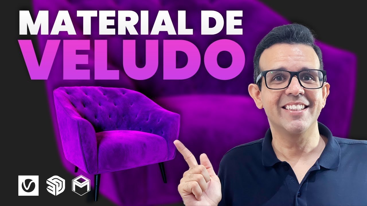 CRIANDO MATERIAL DE VELUDO REALISTA | V-RAY 5