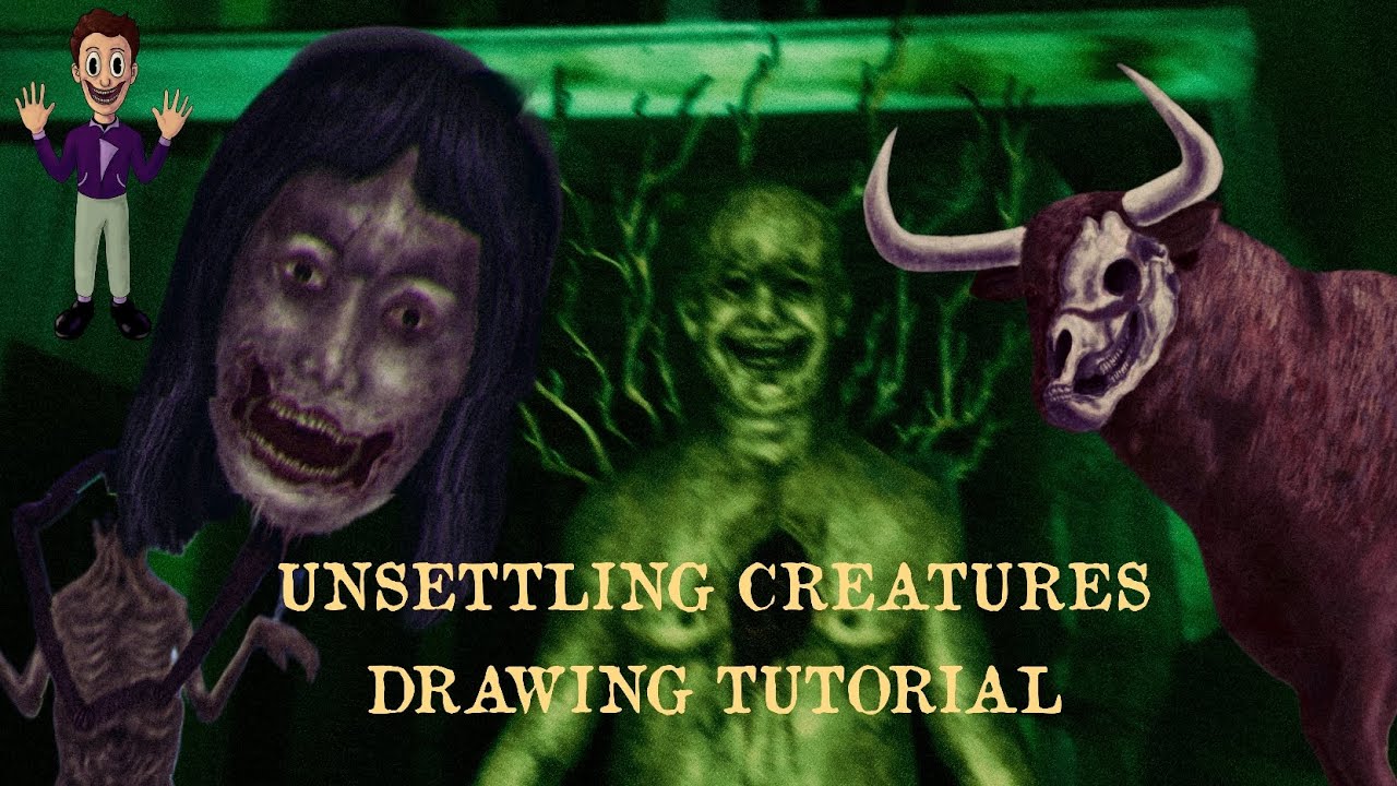 Analog Horror monsters drawing tutorial