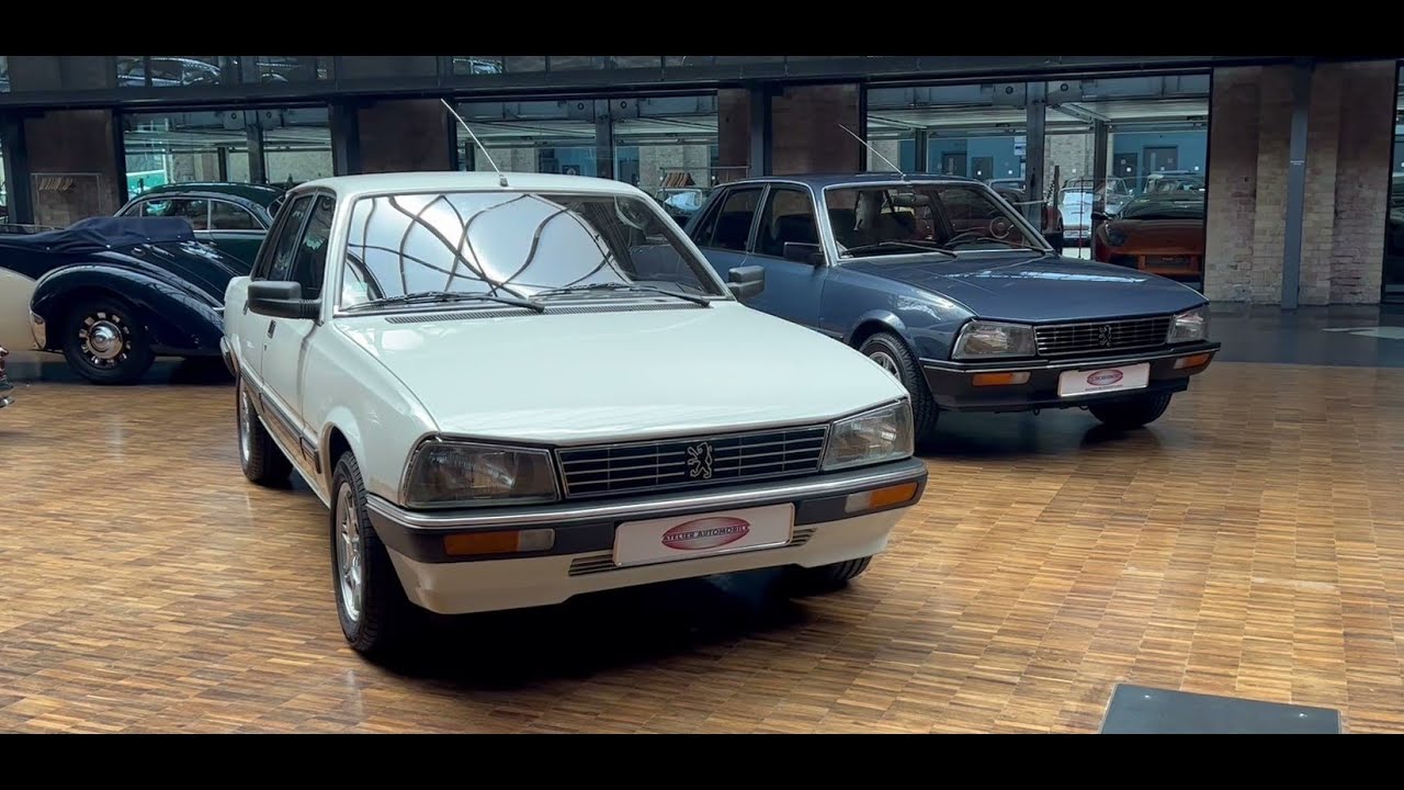 Vergleich Peugeot 505 GTI vor und nach Facelift
