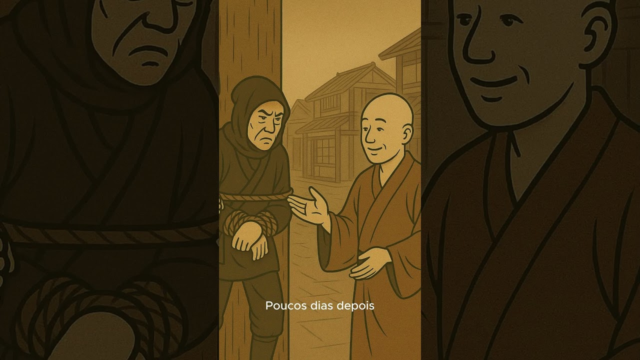 O monge e o ladr&atilde;o. #budismozen #budismo #filosofia #koan #zen #rinzai #rinzaizen #zenbudismo