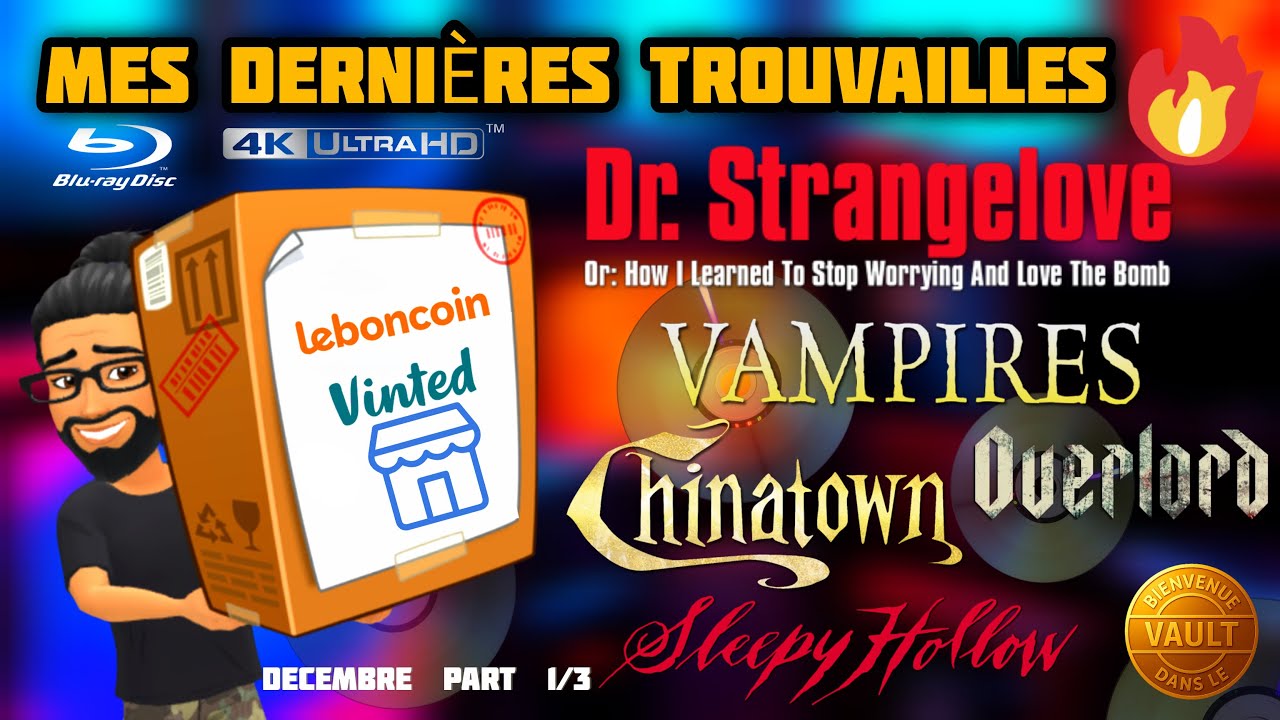 Nouvelles entrées dans le Vault 🔥 Steelbooks & Blu-ray | Décembre 1/3