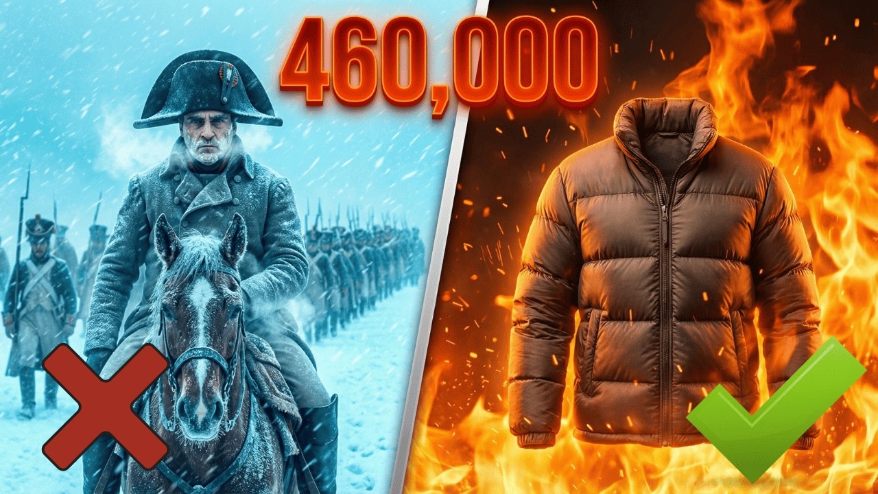 Warum Kleidung wichtiger ist als Feuer: Napoleons Fehler, der 460.000 kostete