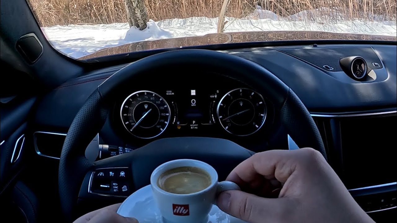 Espresso and POV Drive in a 2024 Maserati Levante Modena Ultima
