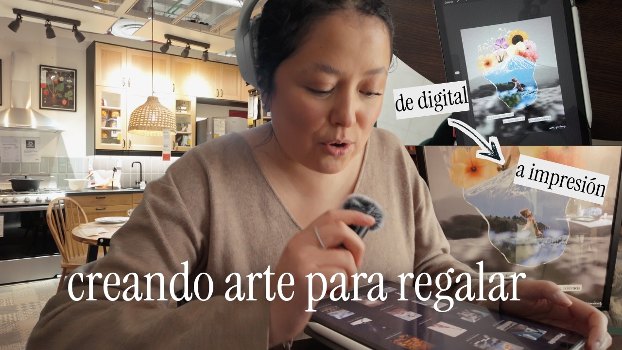 Días conmigo: Ikea +Hice un collage poético de regalo + Me enfermé horrible 🤒