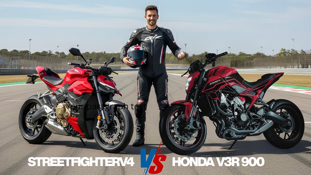 HONDA V3R 900 2026 ПРОТИВ DUCATI STREETFIGHTER V4 &ndash; БИТВА, КОТОРОЙ НИКТО НЕ ОЖИДАЛ!