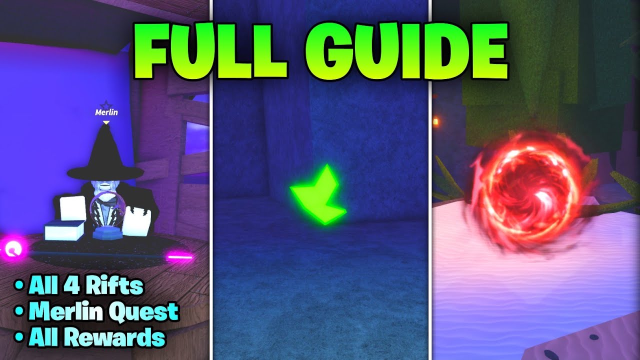 ALL 4 Rifts and Marlin Quest Rewards in FISCH! - (FULL GUIDE)