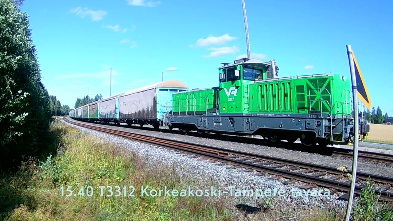 14.8.2025 junailua ja vaihtotöitä
