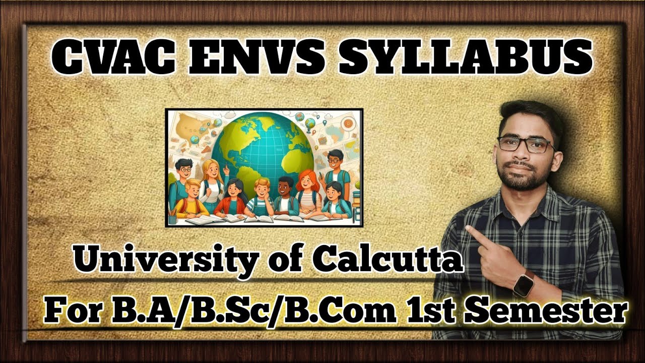 CVAC 1st Sem Environmental Studies Syllabus Discussion #cvac #cu #babscbcom 