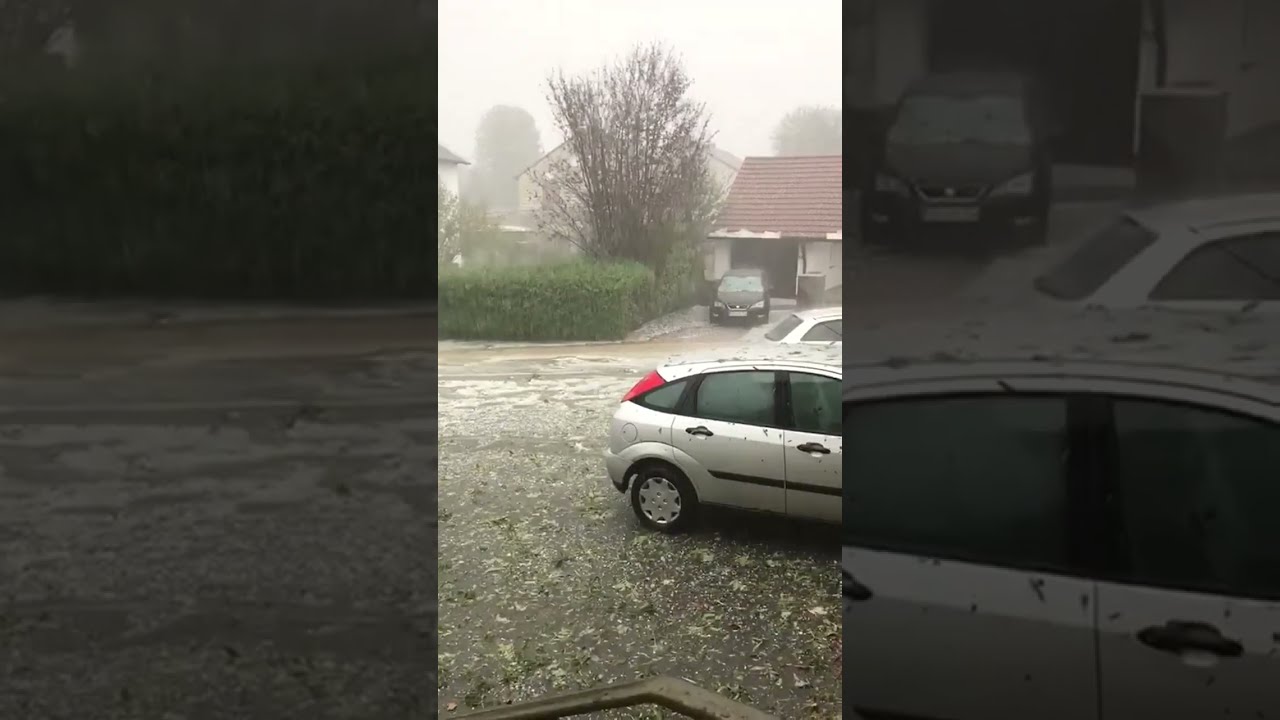 Odelzhausen, Dachau, Oberbayern, Bayern - 26.08.23 #unweitter #hagel