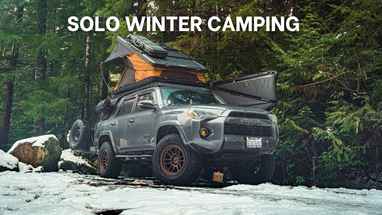 Solo Winter Camping in my 4Runner | Capturing a Winter Wonderland