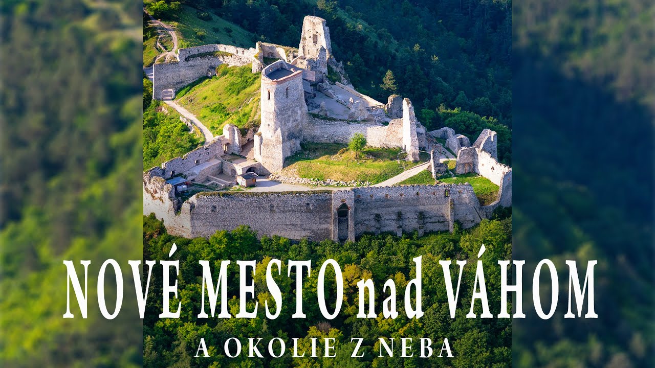 Nové Mesto nad Váhom a okolie z neba
