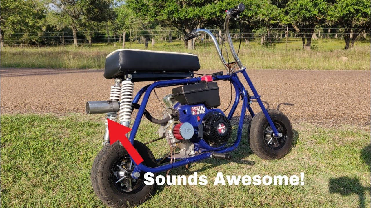 Installing an RLV Muffler on a Mini Bike