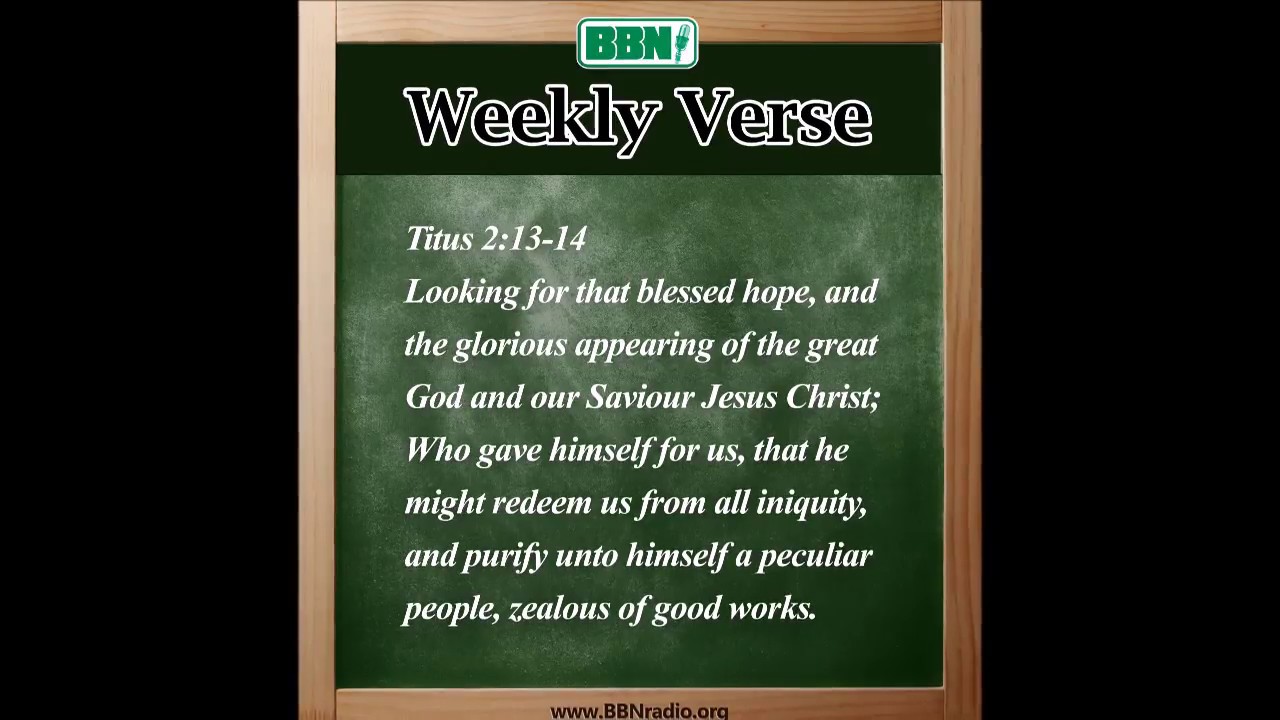 Titus 2:13-14