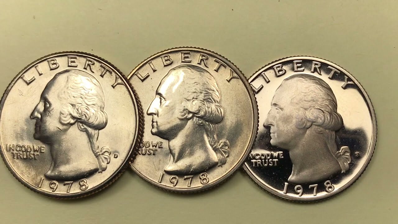 DC Minutes 1978 US $1700 Quarters - United States Coins