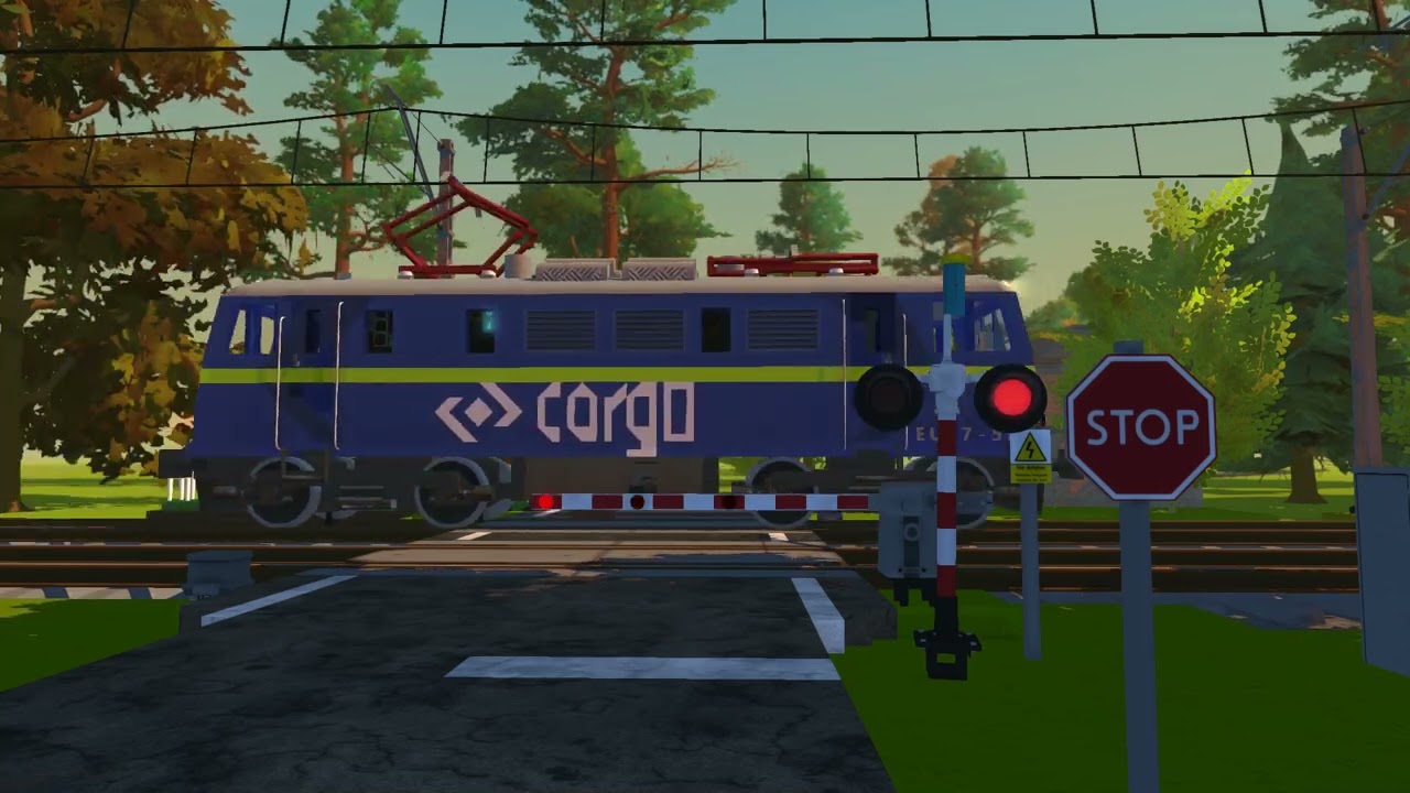 Przejazd kolejowy w Zawadach na ul. Polnej (Scrap Mechanic)
