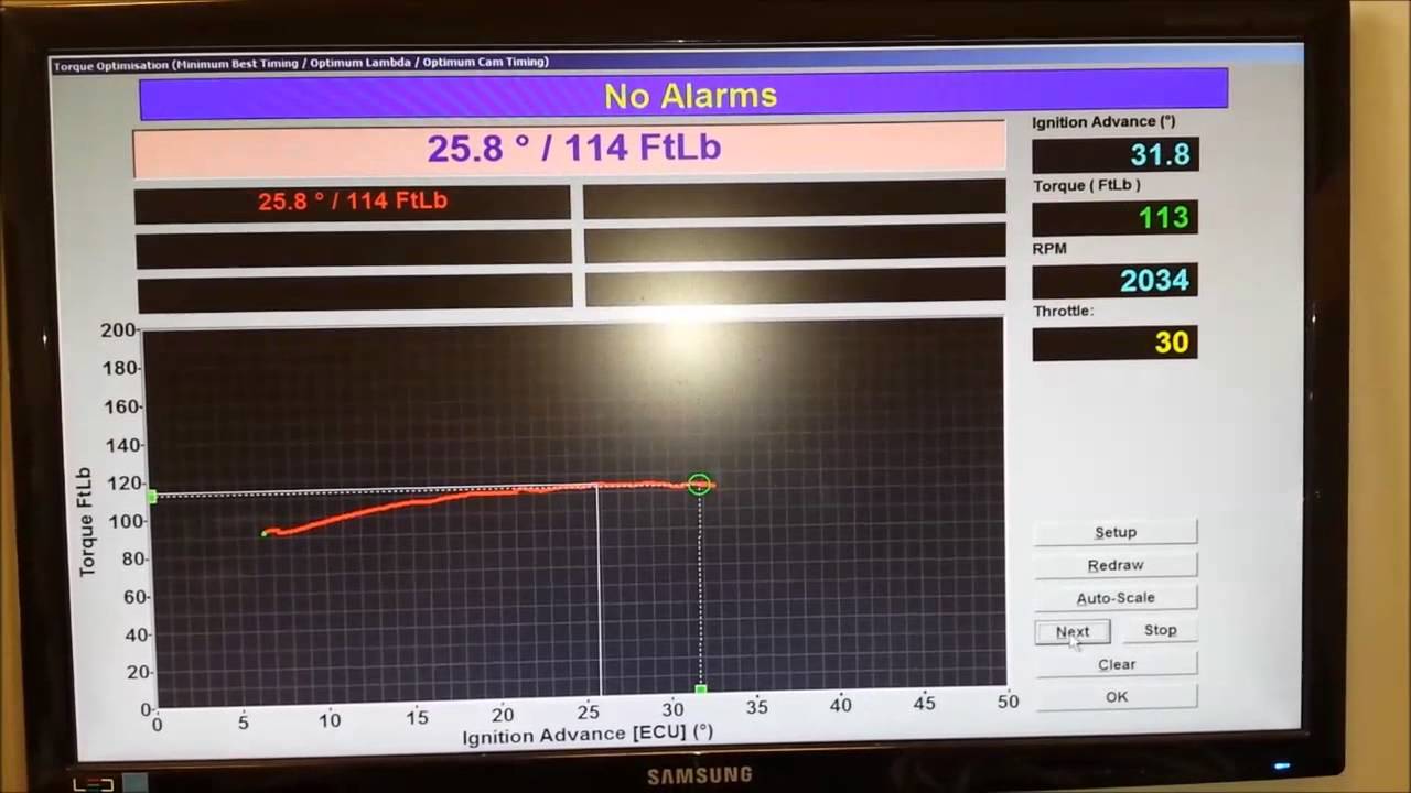 Torque Optimisation on Mainline DynoLog Dyno