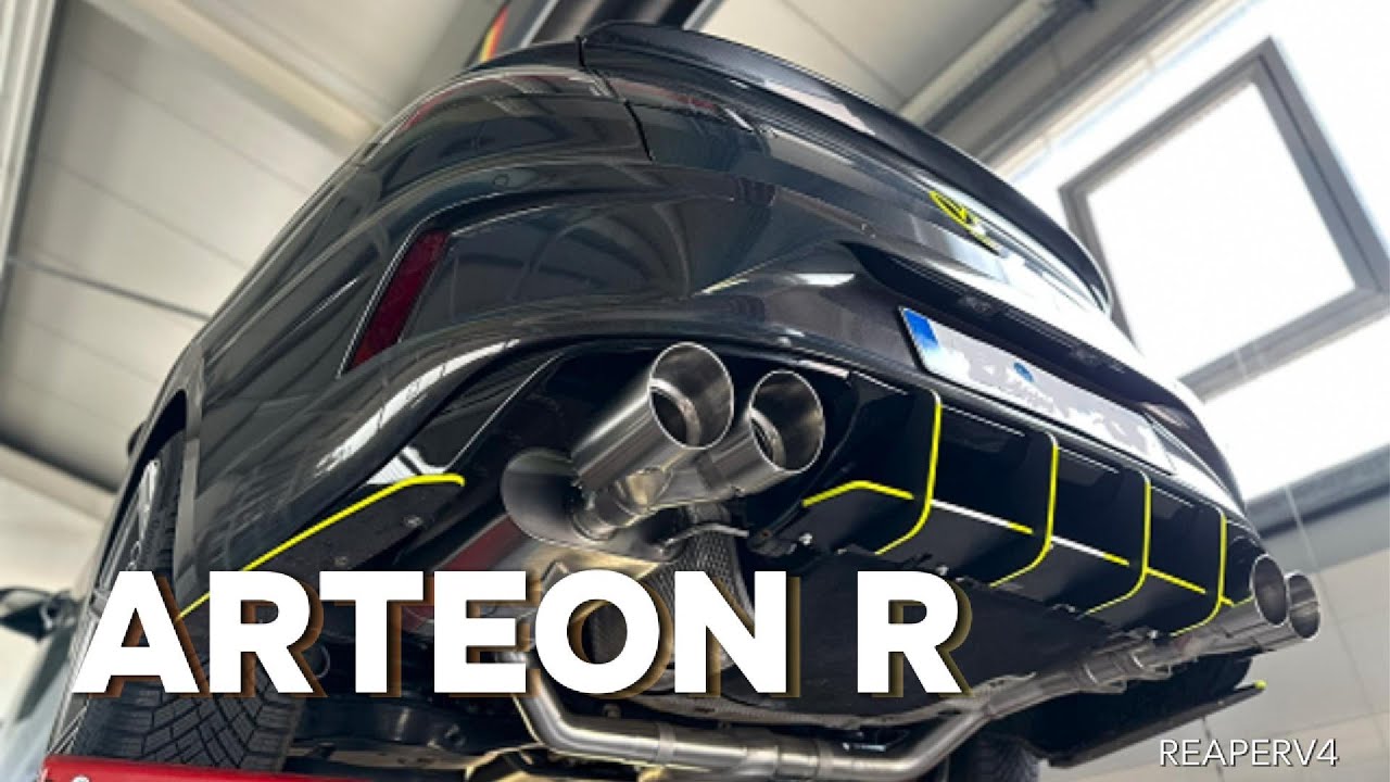 Der ARTEON R bekommt unsere REAPER V4 Klappenanlage