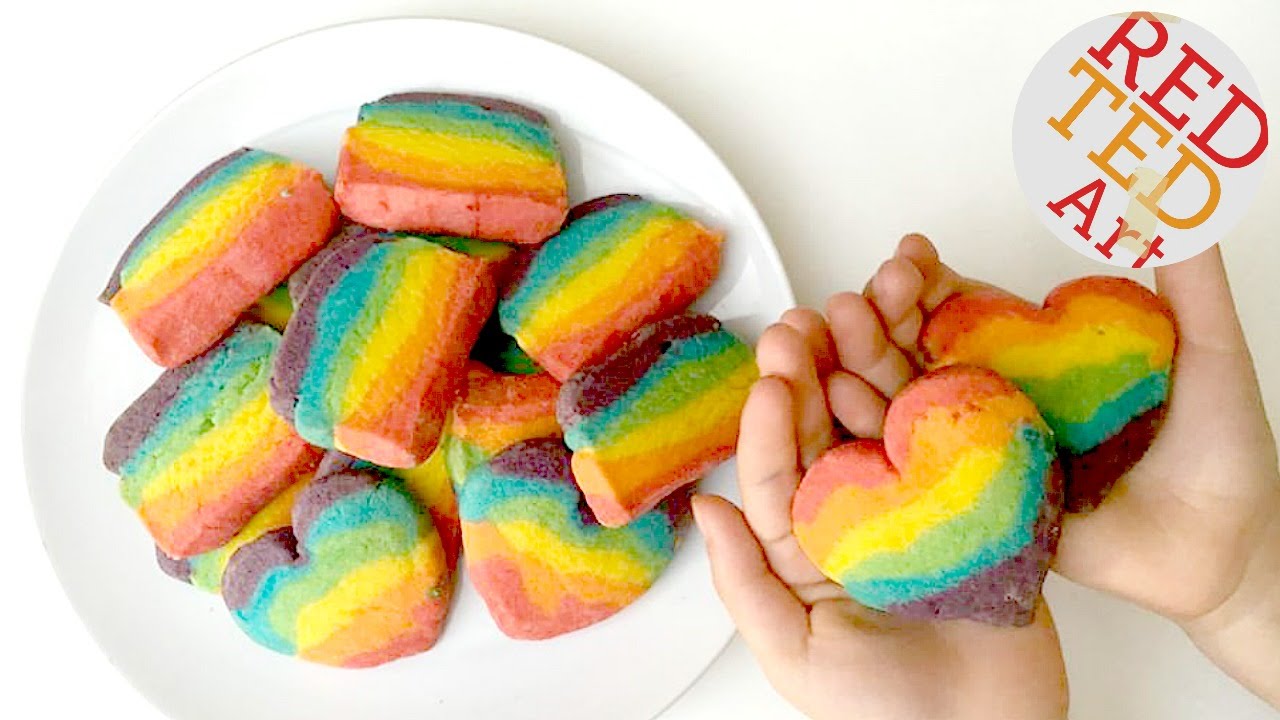 Easy Rainbow Cookie Recipe - No Eggs - Fun with Colour Theory