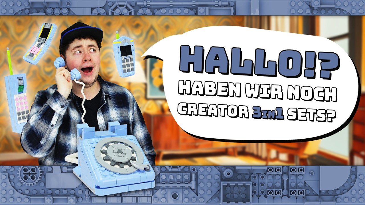 LEGO 3in1 wird zu 4in1 mit DIESEM Creator Retro Set!! ☎️ | LEGO Creator: Retro-Telefon (31174)